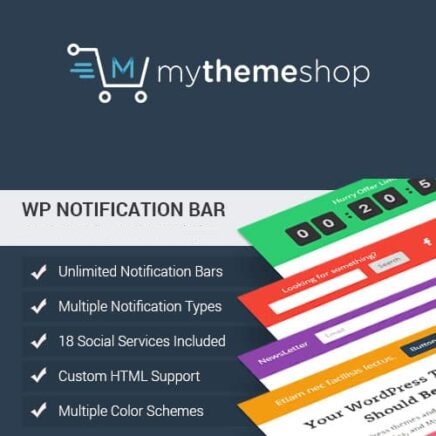 افزونه نوار اطلاعیه وردپرس - MyThemeShop WP Notification Bar