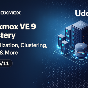 دوره آموزش Proxmox VE 9 – مجازی‌سازی و کلاسترینگ (2025/11)